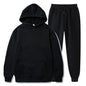 Basic Fleece Hoodies And Sweat Pants Set Men Jogger Set Wholesale Track Suit Sportswear Tracksuits Unisex Ensemble Jogging Homme