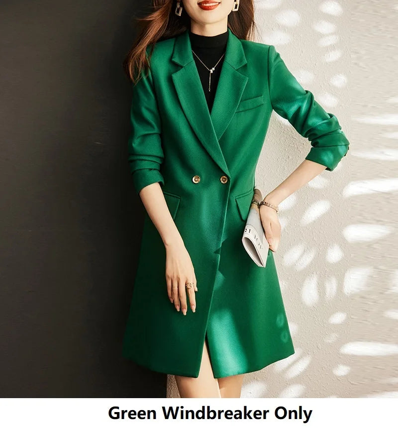 Elegant Women Formal Business Suits Senior Fabric Autumn Winter Professional Office Work Wear Pantsuits Blazers Trousers 3pieces