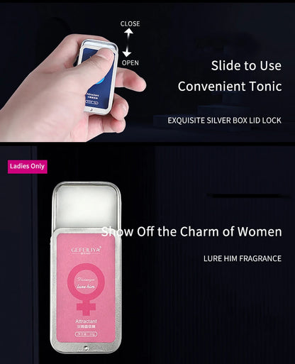 Portable Men And Women Pheromone Cologne Solid Perfume Long-lasting Natural Fragrance Deodorant Pocket Fragrance Balm Gift