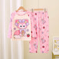 Miniso Winter Autumn Children's Pajamas Set 2025 Cute Anime Cartoon Kids Pijama Boy Girl Sleepwear Long-Sleeved Pants Loungewear