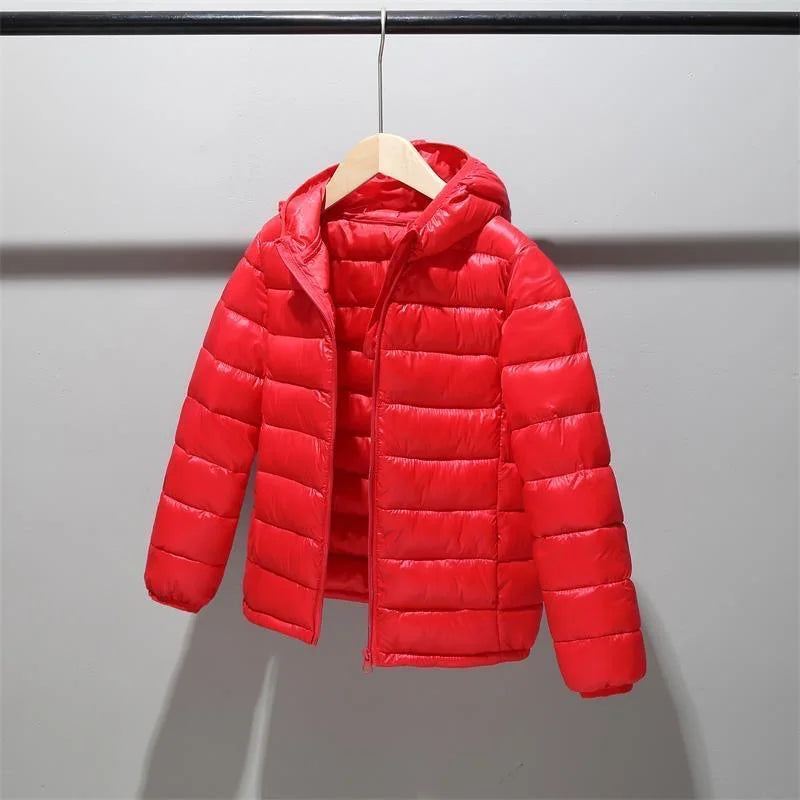 Autumn Winter Kids Down Jackets For Girls Children Clothes Warm Down Coats For Boys Toddler Girls Outerwear Children Clothes