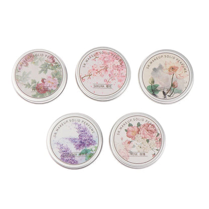 Women Solid Perfume Portable Balm Long-Skin Fragrance Fresh And Elegant Women Solid Perfume Body Aroma Gift