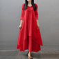 Women Cotton Linen Chic Maxi Dresses