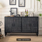 Open Buffet Solid Wood Sideboards Living Room Dresser Closets Luxury Display Cabinet Entrance Credenza Dining Room Furniture