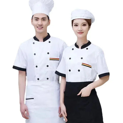 Professional Short/LONG Sleeve Chef Jacket for Food Service Industry Restaurant Chef Coat  Chef Jacket Uniform