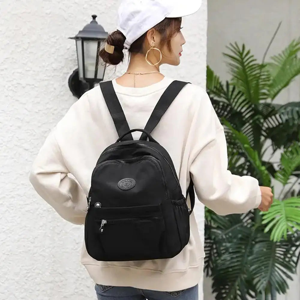 Small Backpack Women Man Travel Large Capacity Rucksack School Shoulder Bag Casual Fashion Mini Daypack