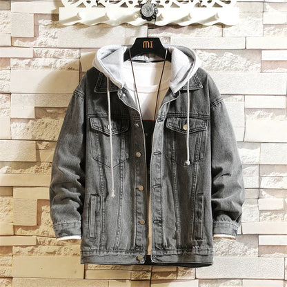 Men's 2025 Hooded Denim Jacket