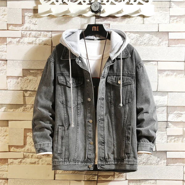 Men's 2025 Hooded Denim Jacket