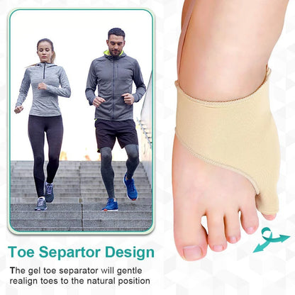 1Pair Tailor Bunion Corrector Pads Splint for Bunion Pinky Toe Relief Toe Straightener, Little Toe Separator  With Anti-Slip