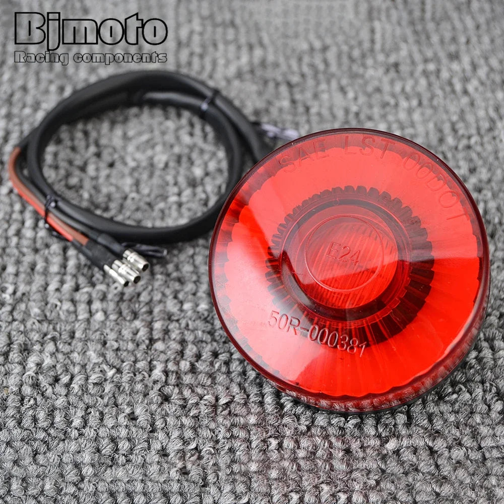 ATV UTV Motorcycle LED Rear Tail Light Running Brake Stop Light Lamp Taillight For Kawasaki Yamaha Harley Cafe Racer