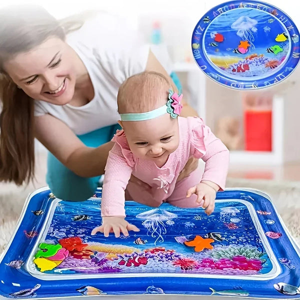 Infinno Inflatable Tummy Time Mat Premium Baby Water Play Mat for Infants and Toddlers Baby Toys (Toy)