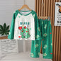 2025 Winter Children Pajama Sets Girl Long Sleeved Pants Pijamas Boys Cartoon Sleepwear Cute Kids Loungewear Korean Home Clothes