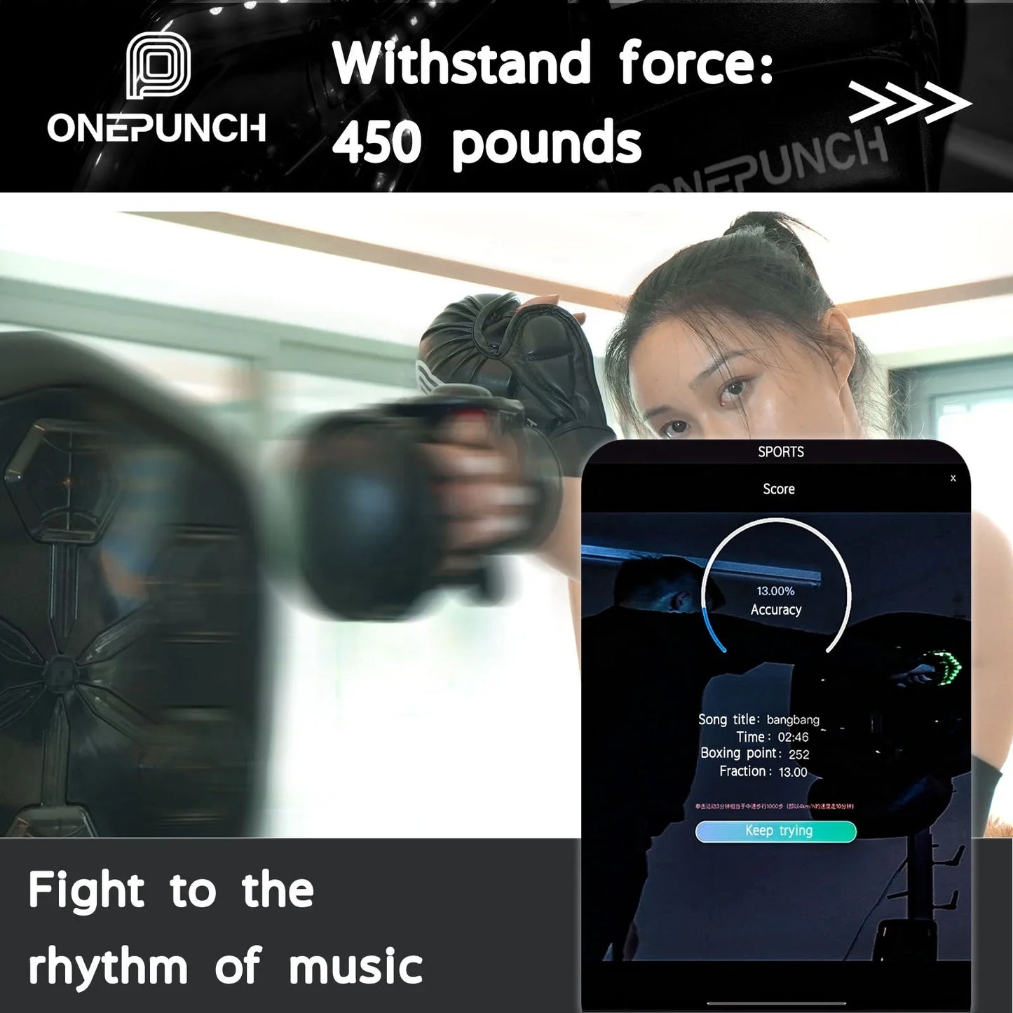 Trending Products 2025 New Arrivals Home Wall Mounted Smart Music Boxing Machine For Adult Men Gifts