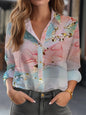 Elegant Shirt Women Fashion Temperament  Blouse Long Sleeve Shirt Women New Casual Shirt