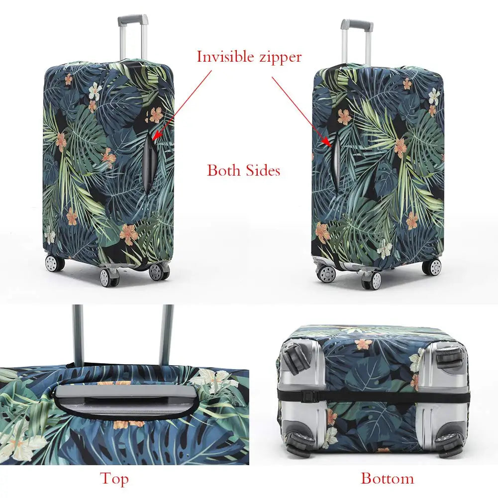 Luggage Cover 2025 New Elastic Suitcase Protective Covers For 18 to 32 Inch Suitcase Protector Cover Thickened Dust-proof Travl