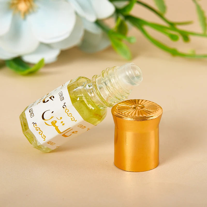 3ML Saudi Essential Oil Perfume Floral Notes Lasting Fragrance For Women Flower Flavor Perfume Essence Oil Body Deodorization