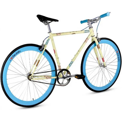 Fixed Gear Single Speed - Perfect Urban Commuter Bicycle With Front Rear Brakes - Ideal For Teens And Adults