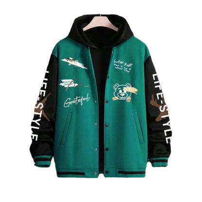 Men's Spring and Autumn Baseball Jacket