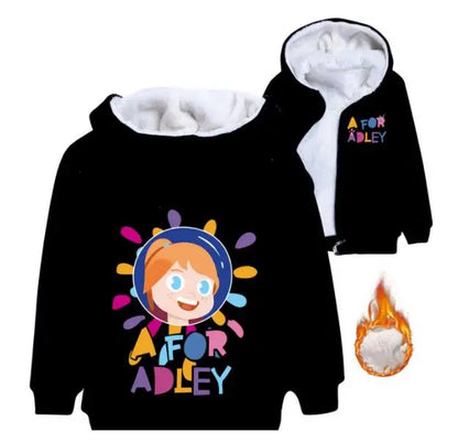 New Girls Winter Jacket Kids Parka A for Adley Hooded Thicken Warm Children Winter Jacket Girl Coat Little Girls Winter Jacket