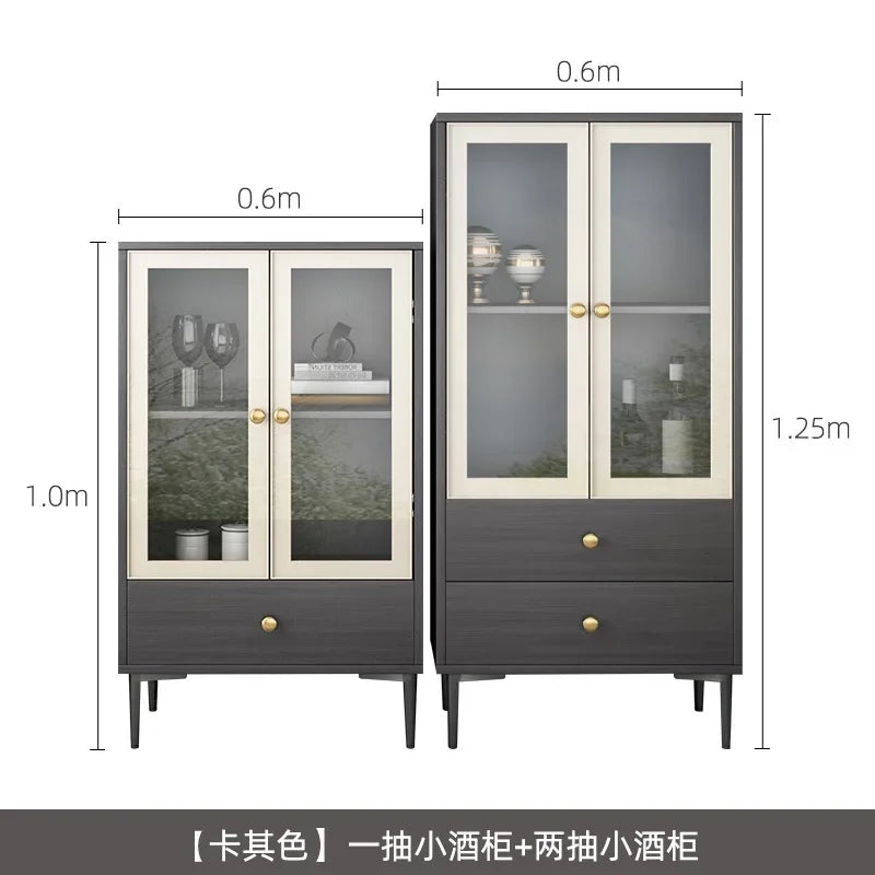 Display Storage Kitchen Cabinet Sideboard Console Living Room Buffet Glass Cupboard Closet Alacenas Para Cocina Mueble Furniture