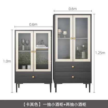 Display Storage Kitchen Cabinet Sideboard Console Living Room Buffet Glass Cupboard Closet Alacenas Para Cocina Mueble Furniture