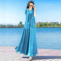 Female Korean Fashion Chiffon Dress Cardigan Two-piece Set, Women's Summer Suit Dress, Trendy Temperament, Slim Long Dress,