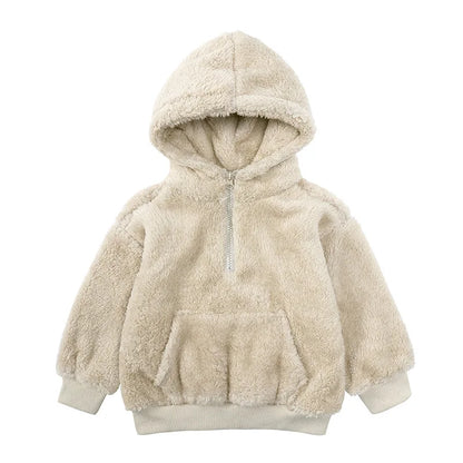 Kid Winter Clothes Warm Coats Children Thick Fleece Jacket For Baby Girl Boy Woolen Fur Coat Toddler Newborn Infant Clothing