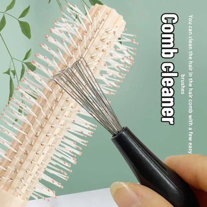 2/1Pc Comb Hair Brush Cleaner Plastic Handle Cleaning Brush Claw Remover Embedded Beauty Tool Cleaning Product Cleaning Supplies