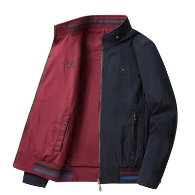 DIMUSI Men's Reversible Military Jacket