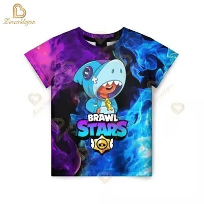 4T-16T Anime Cosplay Hoodies Sweatshirts Hoodie Kids 3D Print Costume T Shirt Short Sleeve New 2025 Cartoon Tops Tee