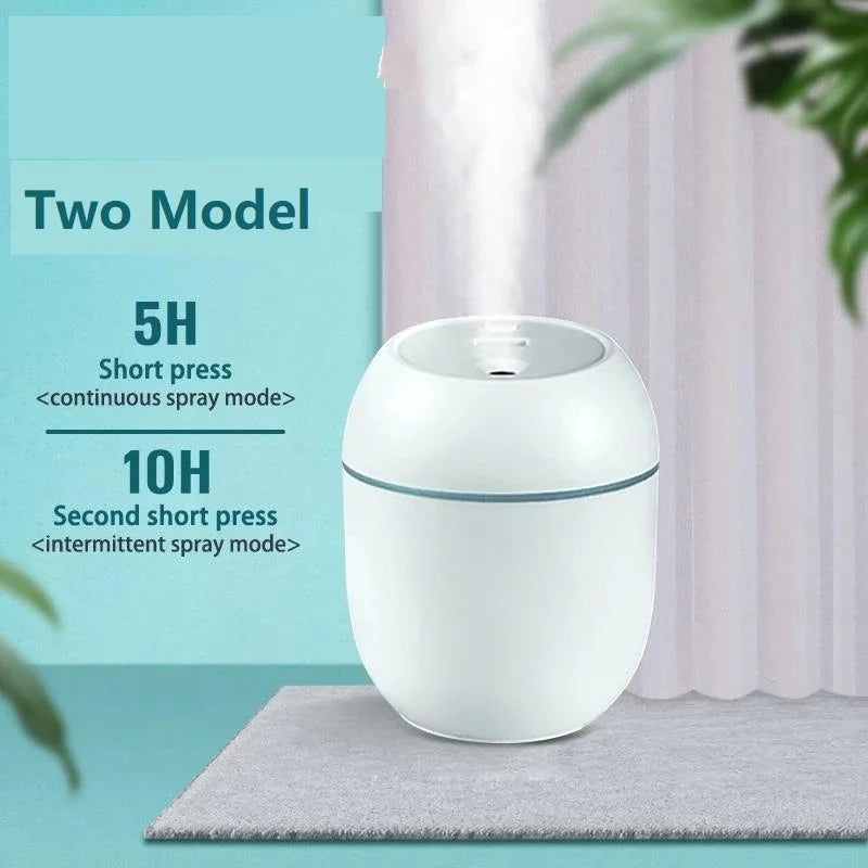 Ultrasonic Mini Air Humidifier Aroma Essential Oil Diffuser For Car USB Fogger Mist Maker with LED Night Lamp Home Appliance