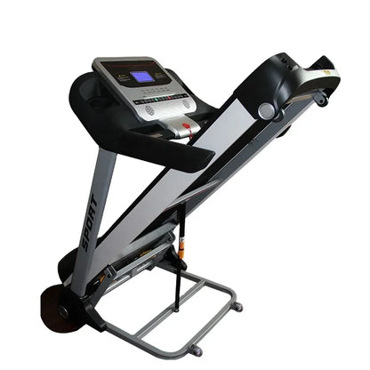 Lijiujia Electric Foldable Semi Commercial Treadmill High Strength Fitness Exercise Running Machine 15% Incline Treadmill