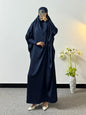 Ramadan Modesty Prayer Dress Women Jilbabs Kaftan Muslim Abayas Smocking Sleeve Dresses