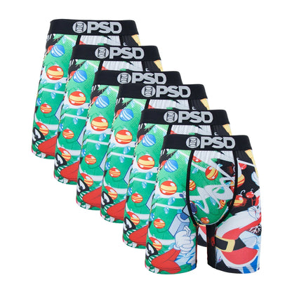 6Pcs Fashion Printed Men Underwear Boxer Cueca Male Lingerie Panties Men Underpants Boxershorts Sexy Men's Boxer Briefs S-XXL