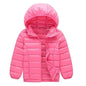 2025 Teenagers Autumn Winter Girls Jacket Keep Warm Little Princess Coat Solid Color Boys Down Outerwear 2-14 Years Kids Clothes