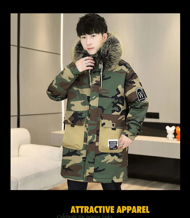 Thick Fleece Hooded Parka - Trendy Winter Jacket