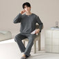 Pajama Set for Big Men 2025 Autumn Winter New Pyjama Homme Coton Loungewear 3xl 4xl 5xl 6xl Pjs Plus Size Man's Pyjamas Set