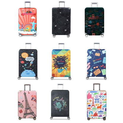 Luggage Cover 2025 New Elastic Suitcase Protective Covers For 18 to 32 Inch Suitcase Protector Cover Thickened Dust-proof Travl