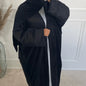 Warm Winter Abayas Muslim Women Corduroy Abaya New Modest Dress Thicked Solid Color Long Robe Female Islam Clothing