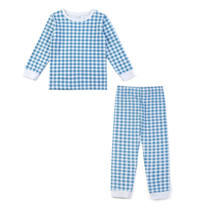 2025 Seersucker 100% Cotton Stitch Kids Pajamas Sets Loungewear Summer Pijamas Sleepwear Toddler Boys Pyjamas Baby Girl Clothes