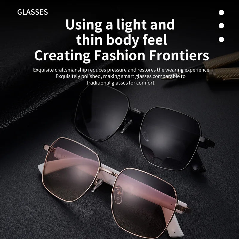 Mz02 Bluetooth Glasses Smart Glasses Music Calling Sunglasses Anti Uv400 Boys Girls Fashion Gifts 15 Minute Fast Charging