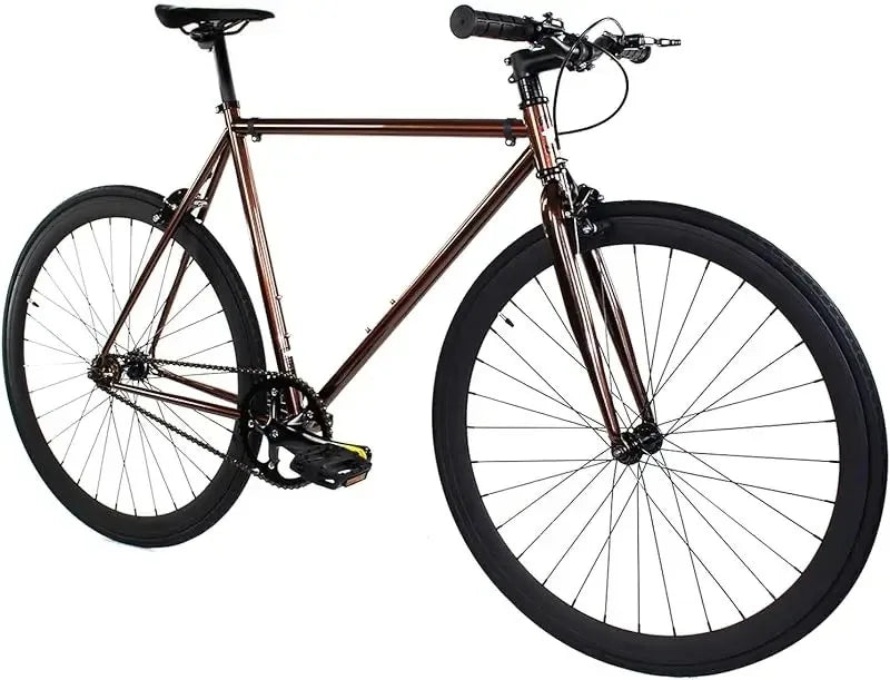 Fixed Gear Single Speed - Perfect Urban Commuter Bicycle With Front Rear Brakes - Ideal For Teens And Adults