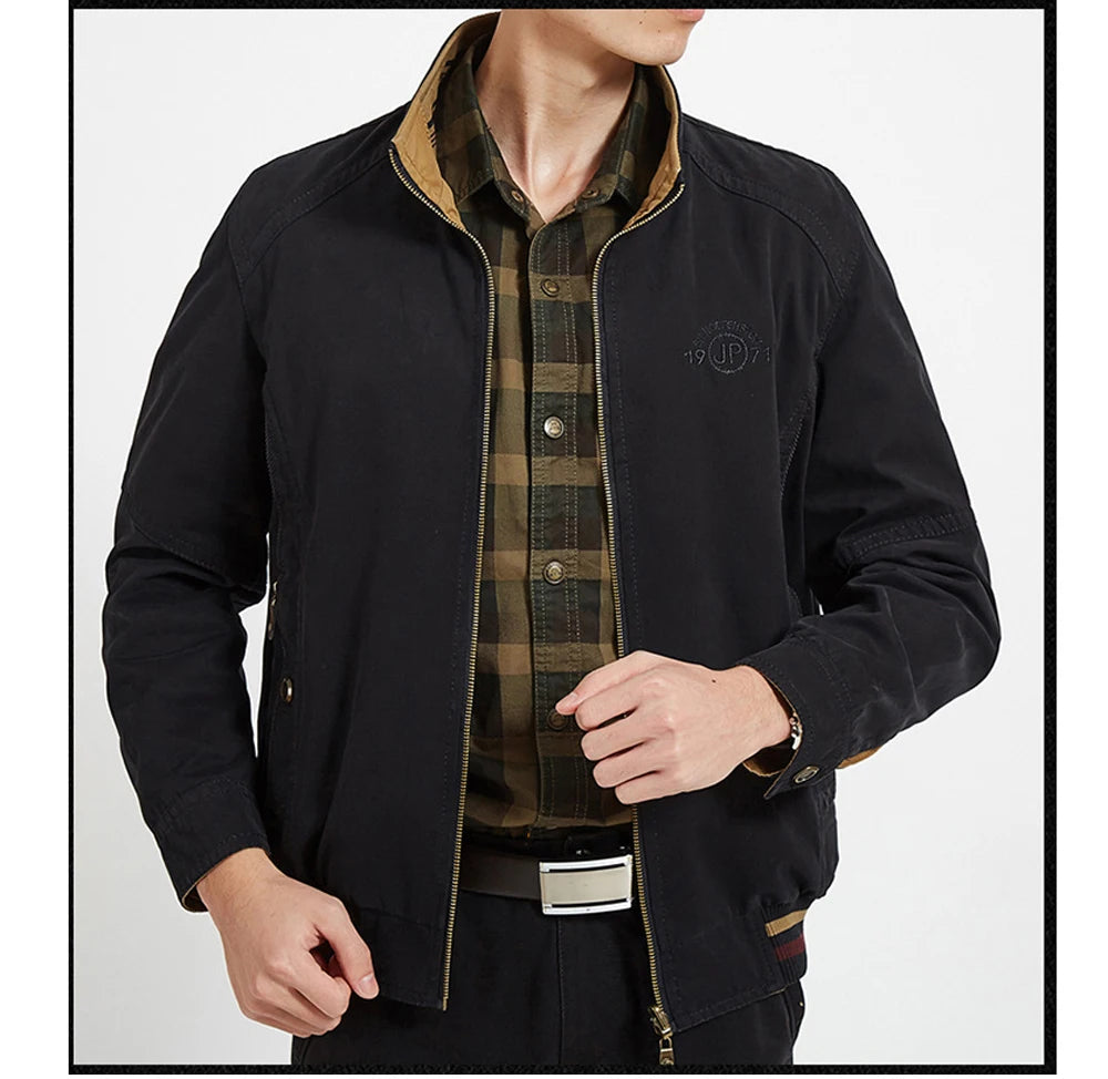 DIMUSI Double-Sided Military Jacket