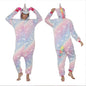 Women Pijama Animal Jumpsuit Onesie Kigurumi Unicorn Suit Shark Bodysuits Adult Flannel Sleepwear Full Body Winter