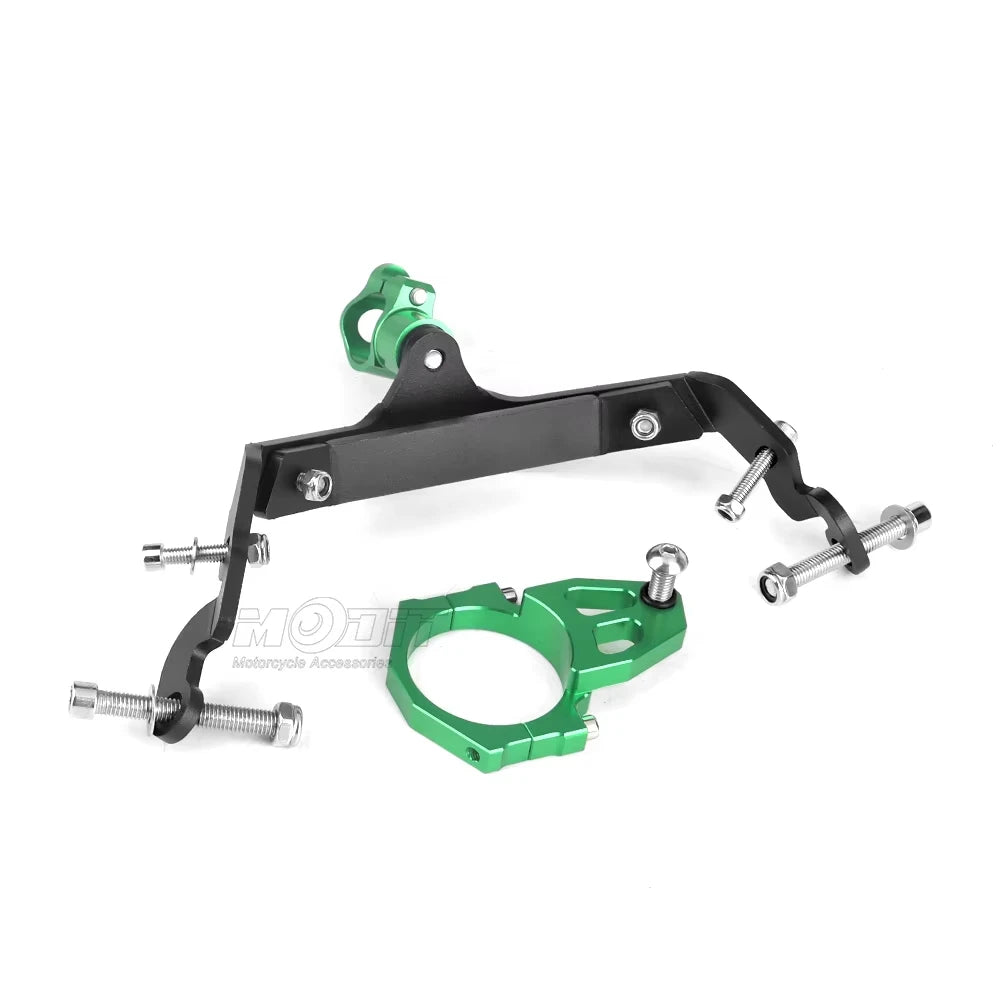 Motorcycle Steering Damper Bracket Stabilizer Mounting Kit Aluminum For Kawasaki Z900RS z900rs Z 900 RS 2018-2025