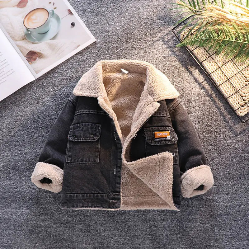 New Winter Fashion Baby Girl Coat Children Boys Thicken Warm Jacket Kids Coat Toddler Casual Cotton Costume Infant Sportswear