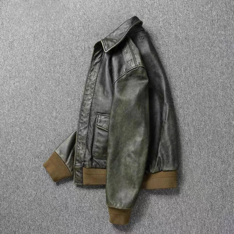 Cowhide A2 Air Force Leather Jacket