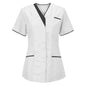 2025 New Hospital Hand Washing Clothes Tops Pure Cotton Skin Friendly Nursing Work Clothes Tops Waiter Uniform Work Clothes