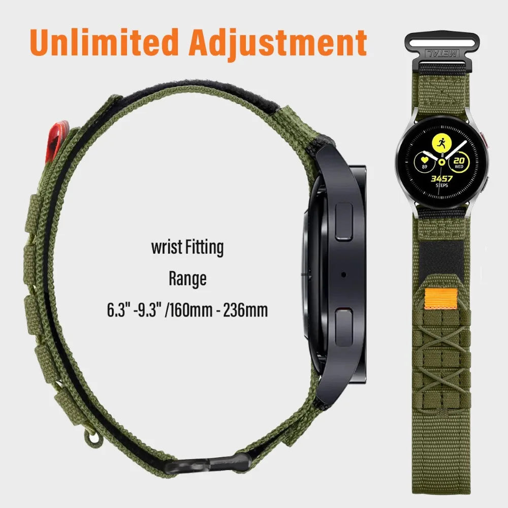 S/L New Nylon Band 20mm 22mm Universal Replacement Wristband Sport Watch Strap for Men Women Bracelet Colorful Belt Accessories