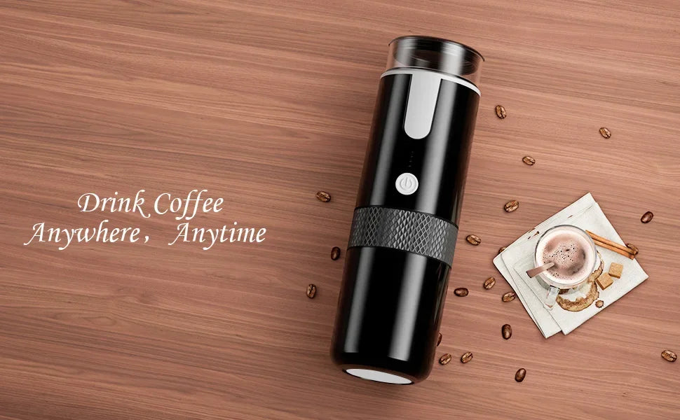 New Wireless Portable Coffee Machine Household small Rechargeable handheld Espresso outdoor capsule Portable coffee maker